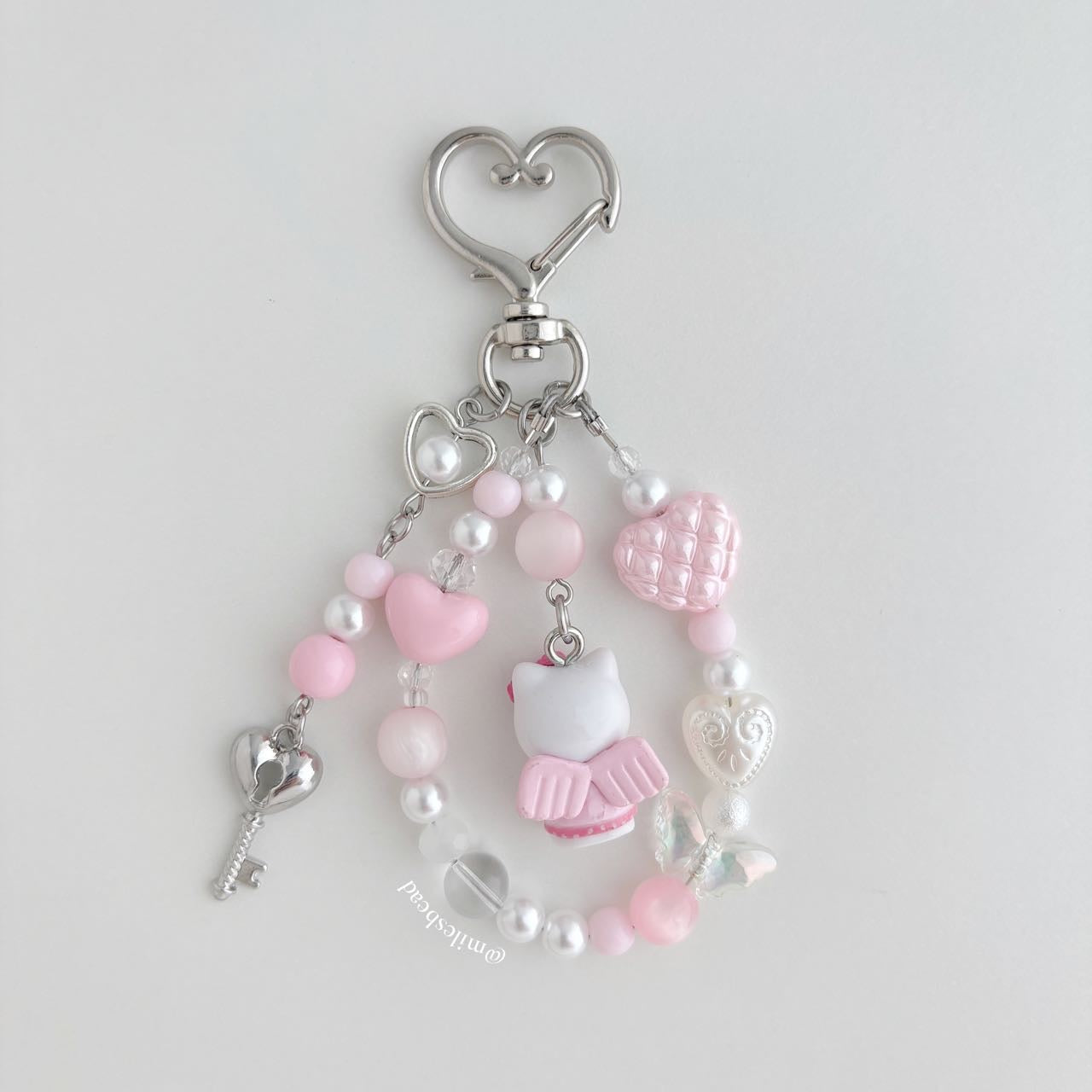Angle Kitty Keychain Bag Charm