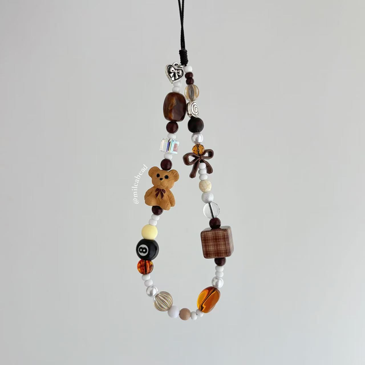 Bear phone charm