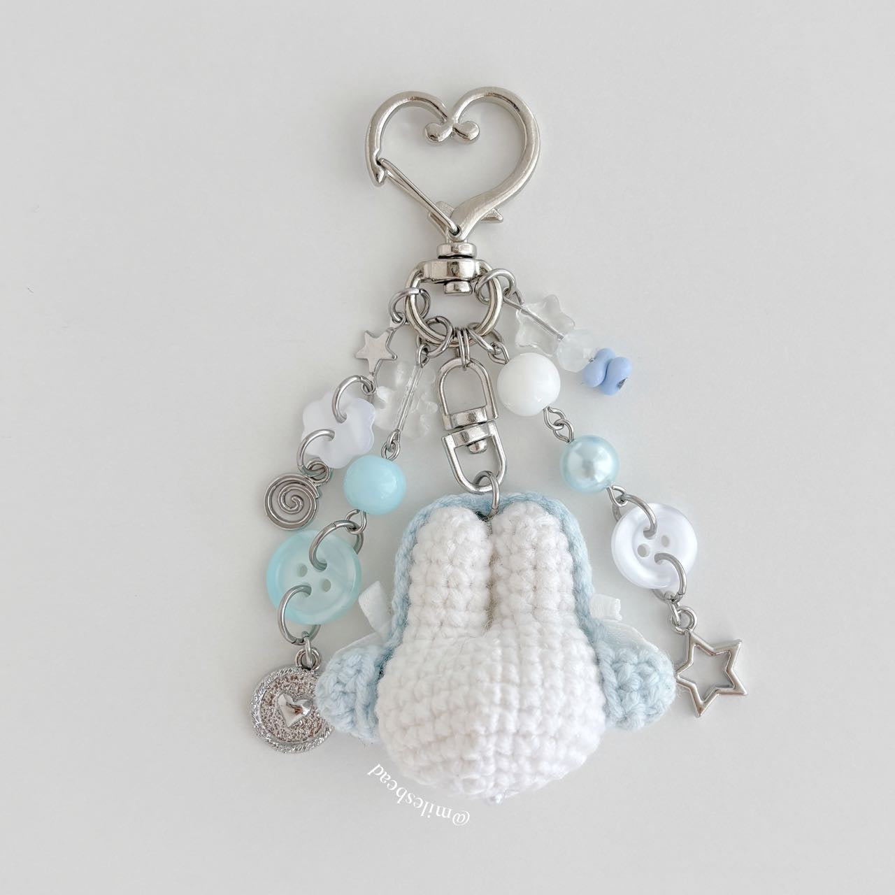 Bunny Crochet Keychains