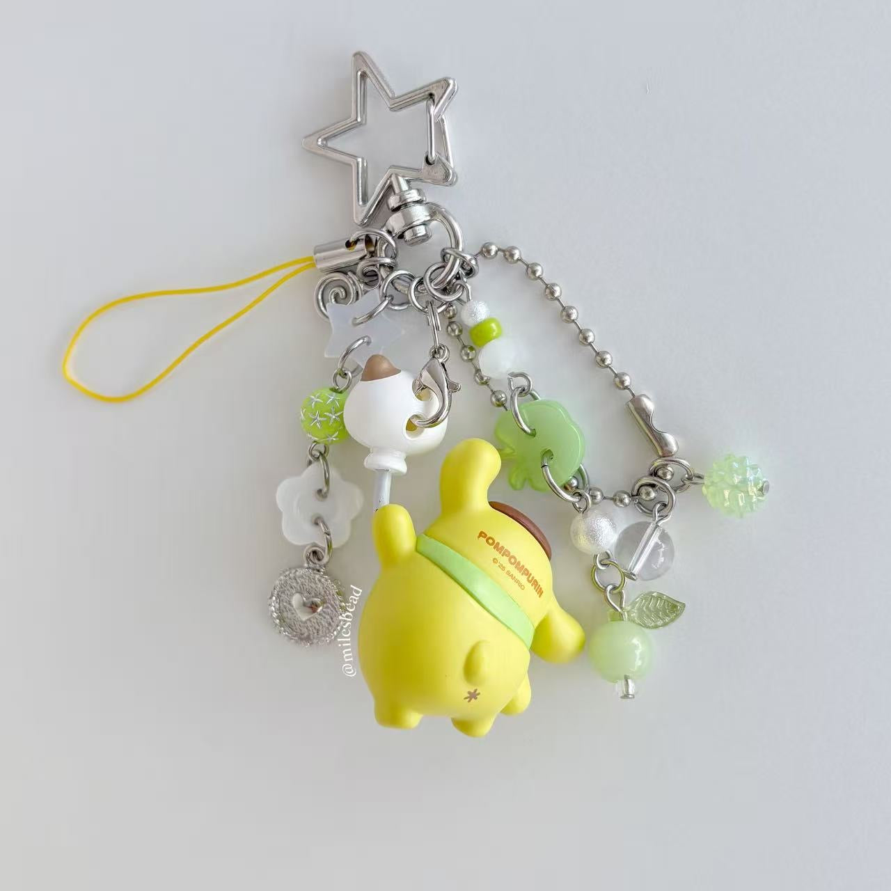 Pompompurin Balloon Series keychain