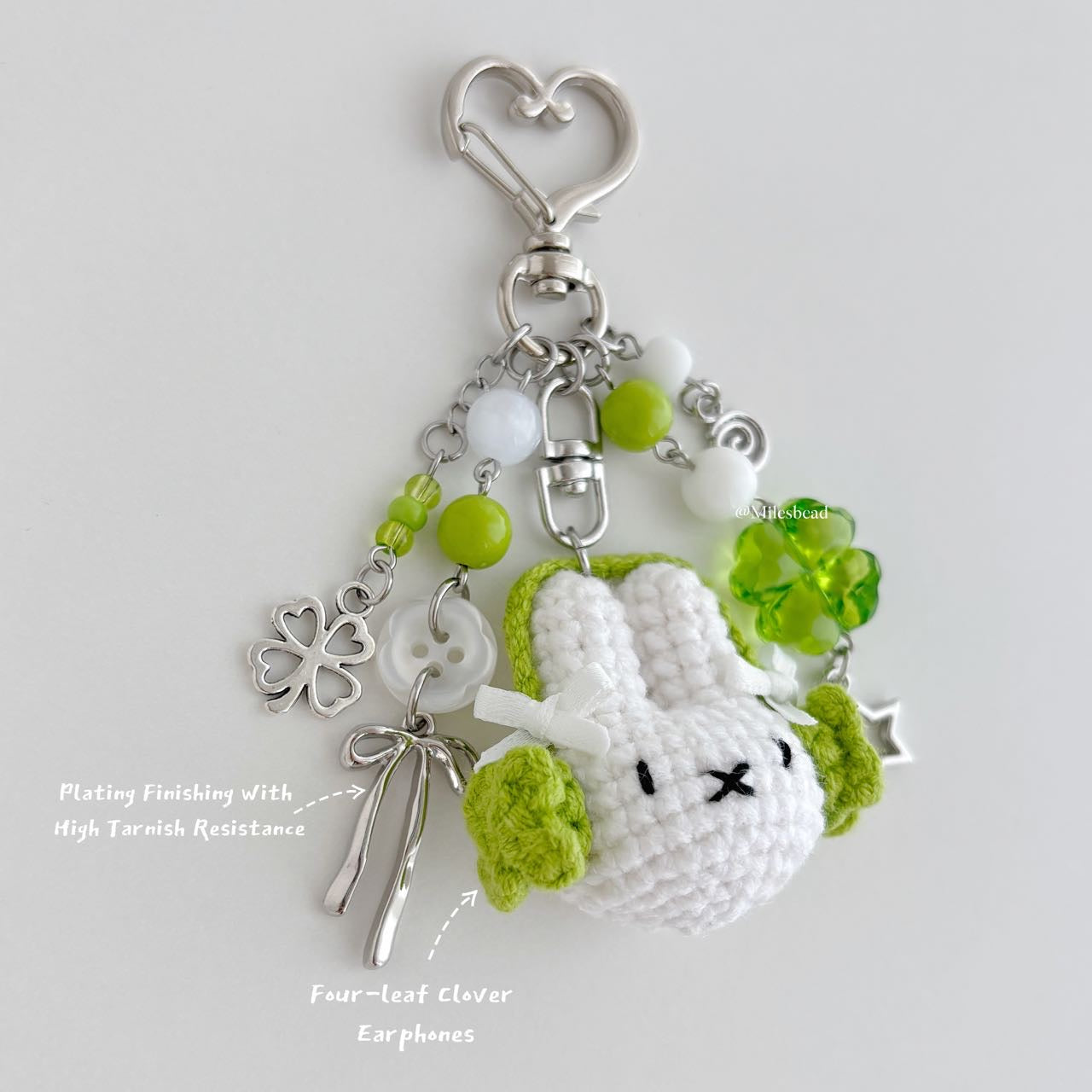 Bunny Crochet Keychains