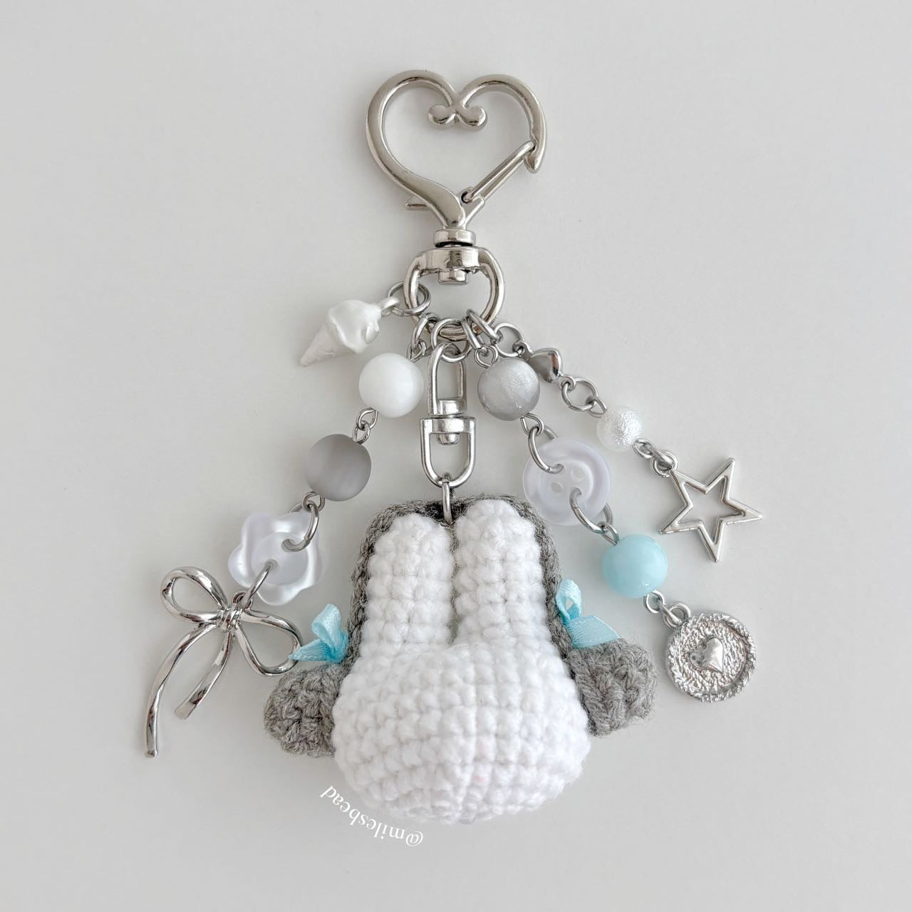 Bunny Crochet Keychains
