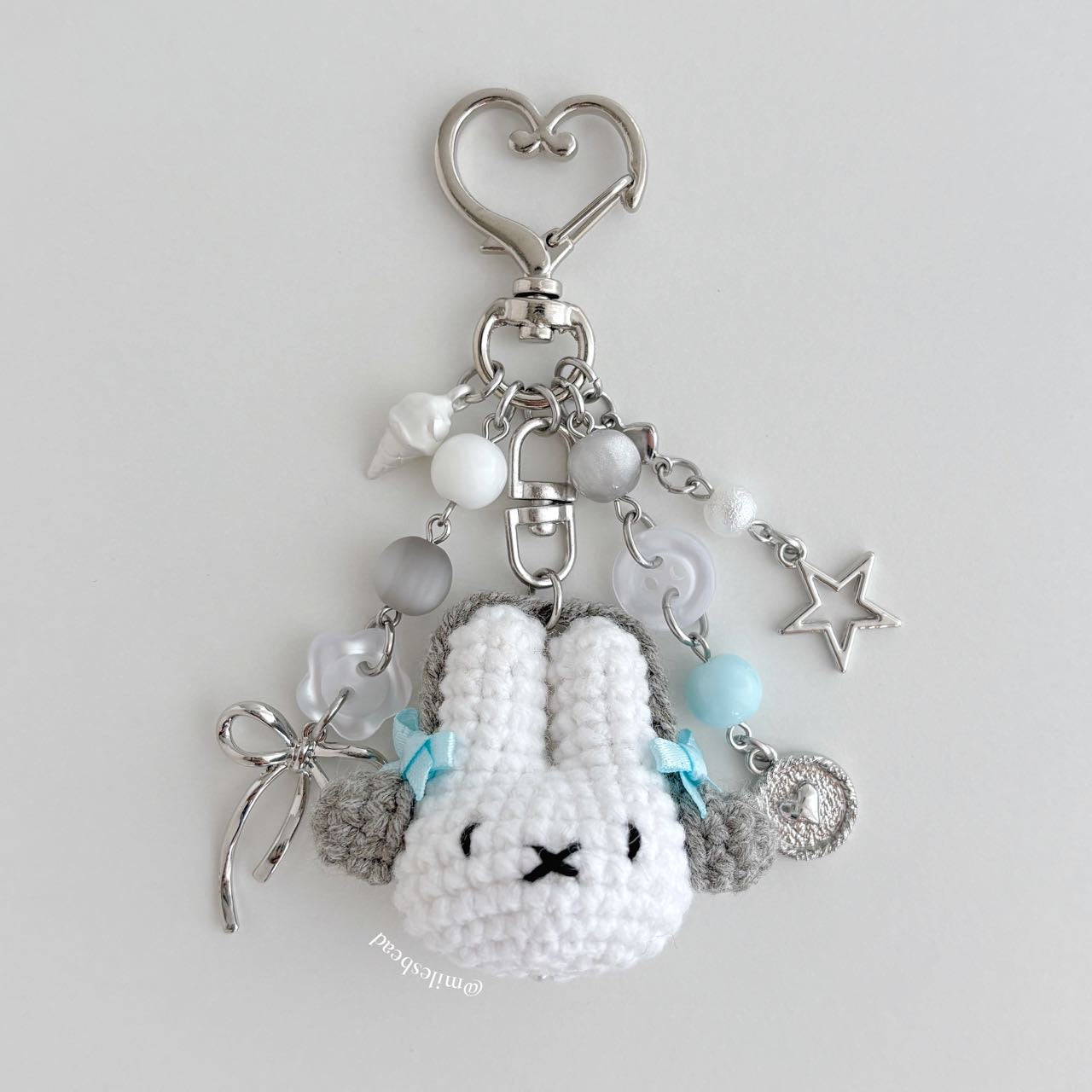 Bunny Crochet Keychains