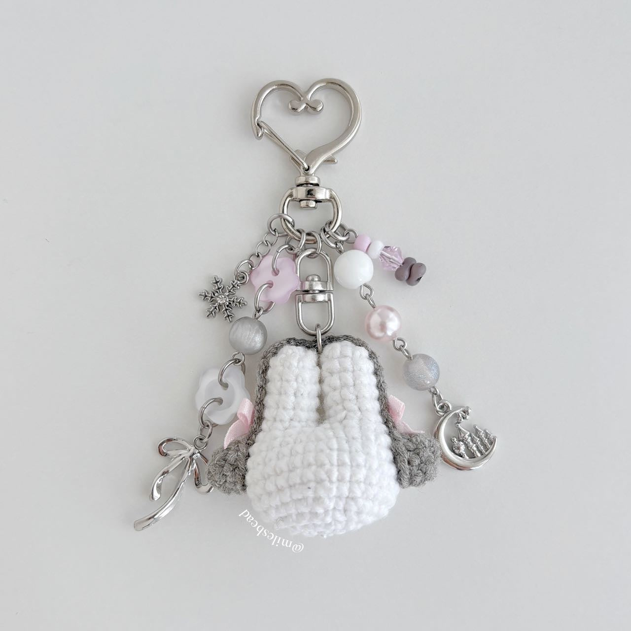 Bunny Crochet Keychains