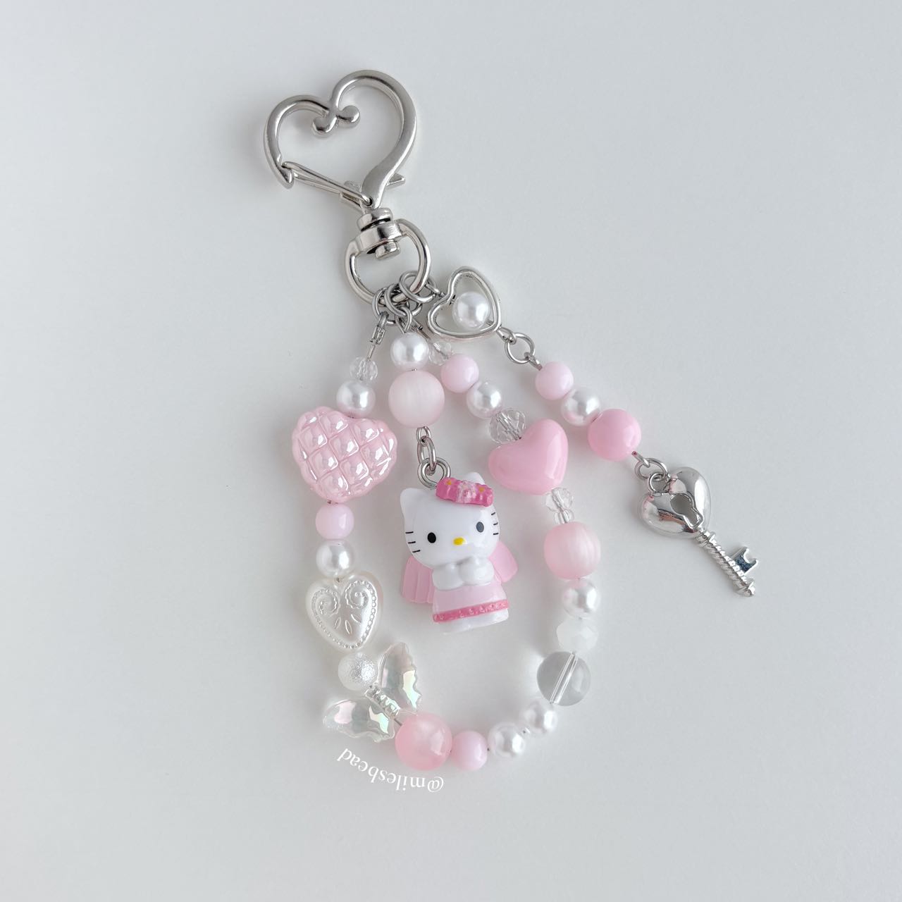 Angle Kitty Keychain Bag Charm