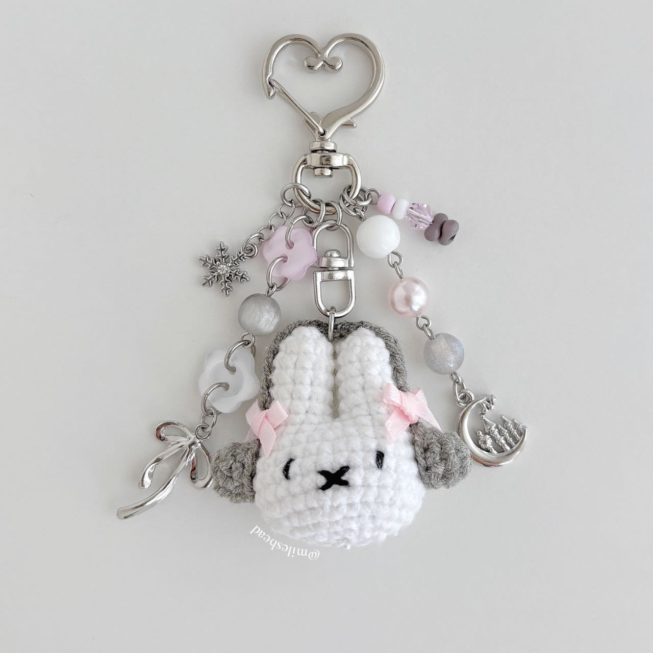 Bunny Crochet Keychains