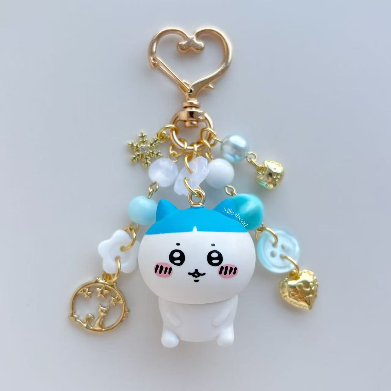 Custom Chiikawa Gold Charms: Hachiware & Momonga Edition | Milesbead