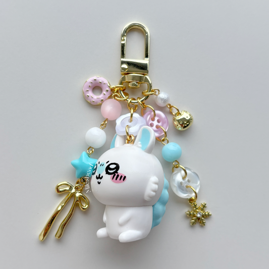 Custom Chiikawa Gold Charms: Hachiware & Momonga Edition | Milesbead
