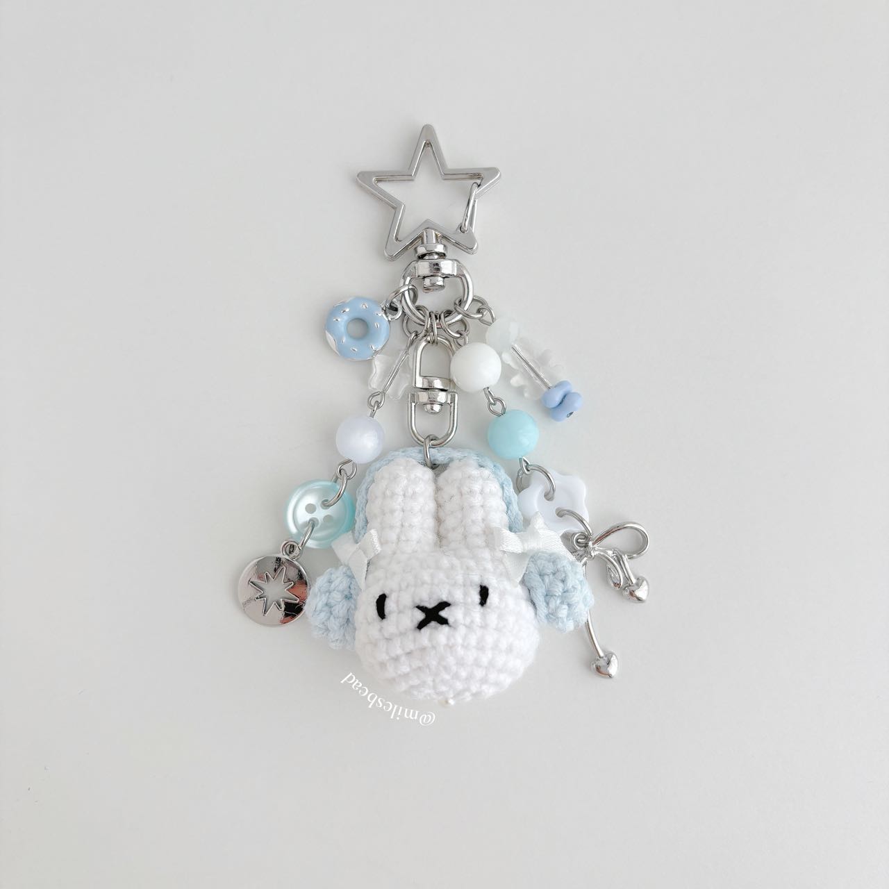 Bunny Crochet Keychains