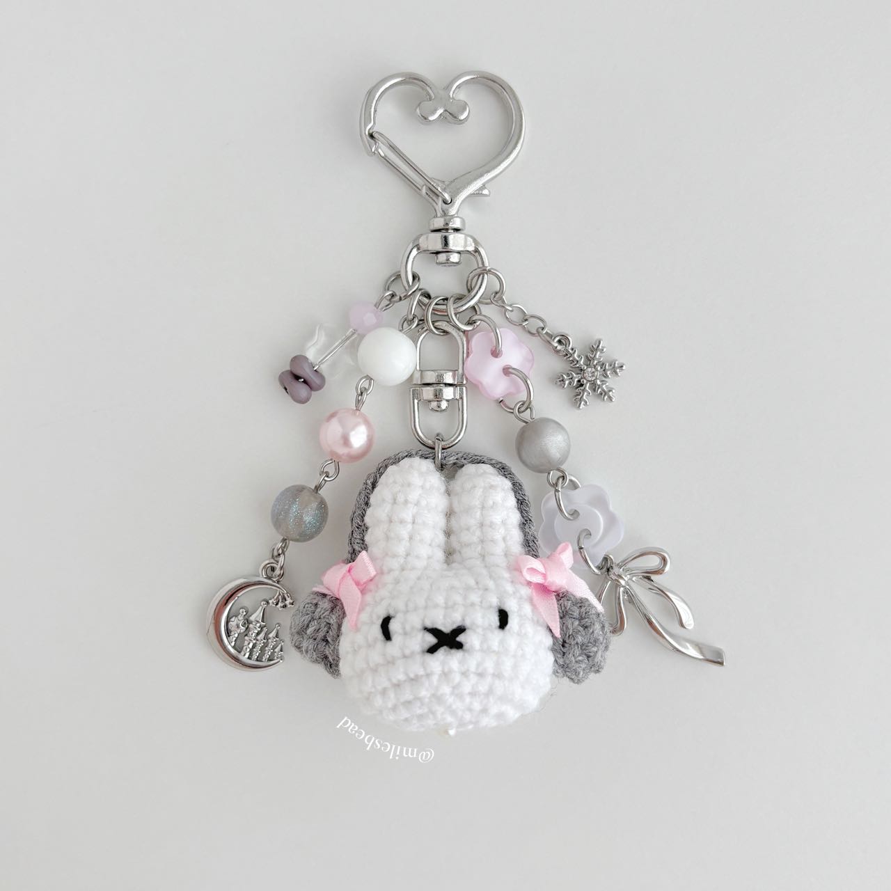 Bunny Crochet Keychains