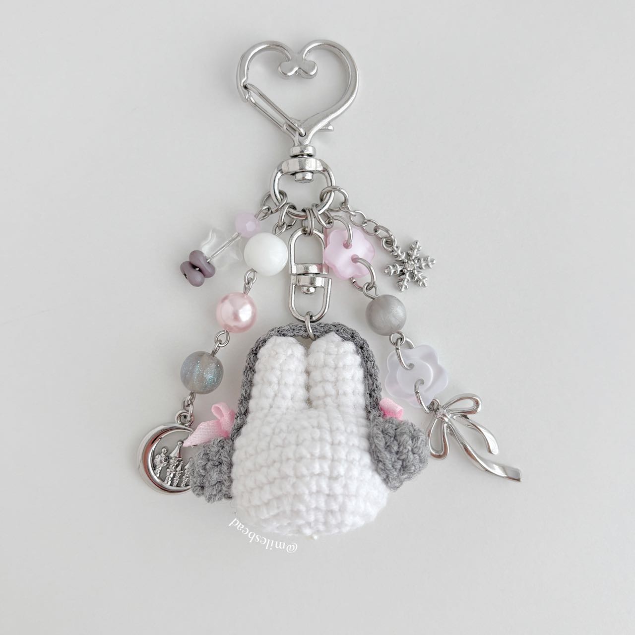 Bunny Crochet Keychains
