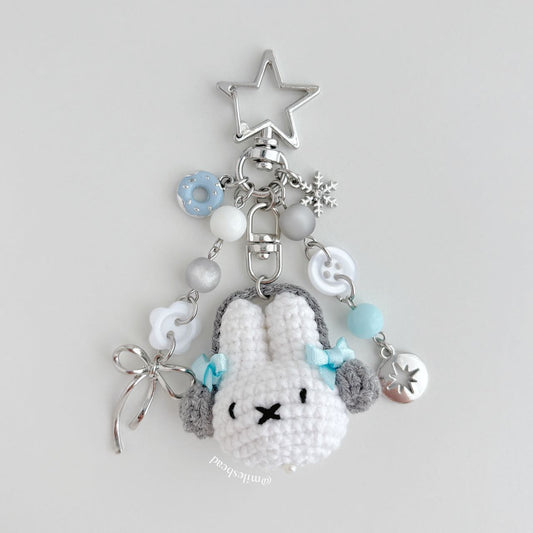 Bunny Crochet Keychains