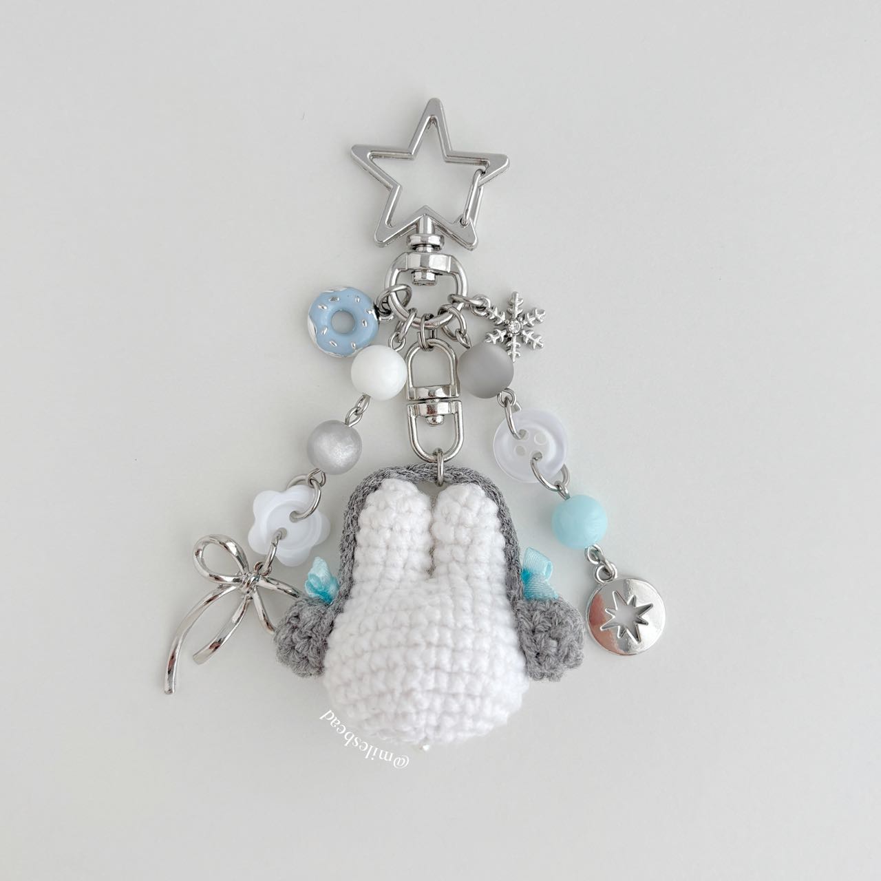 Bunny Crochet Keychains