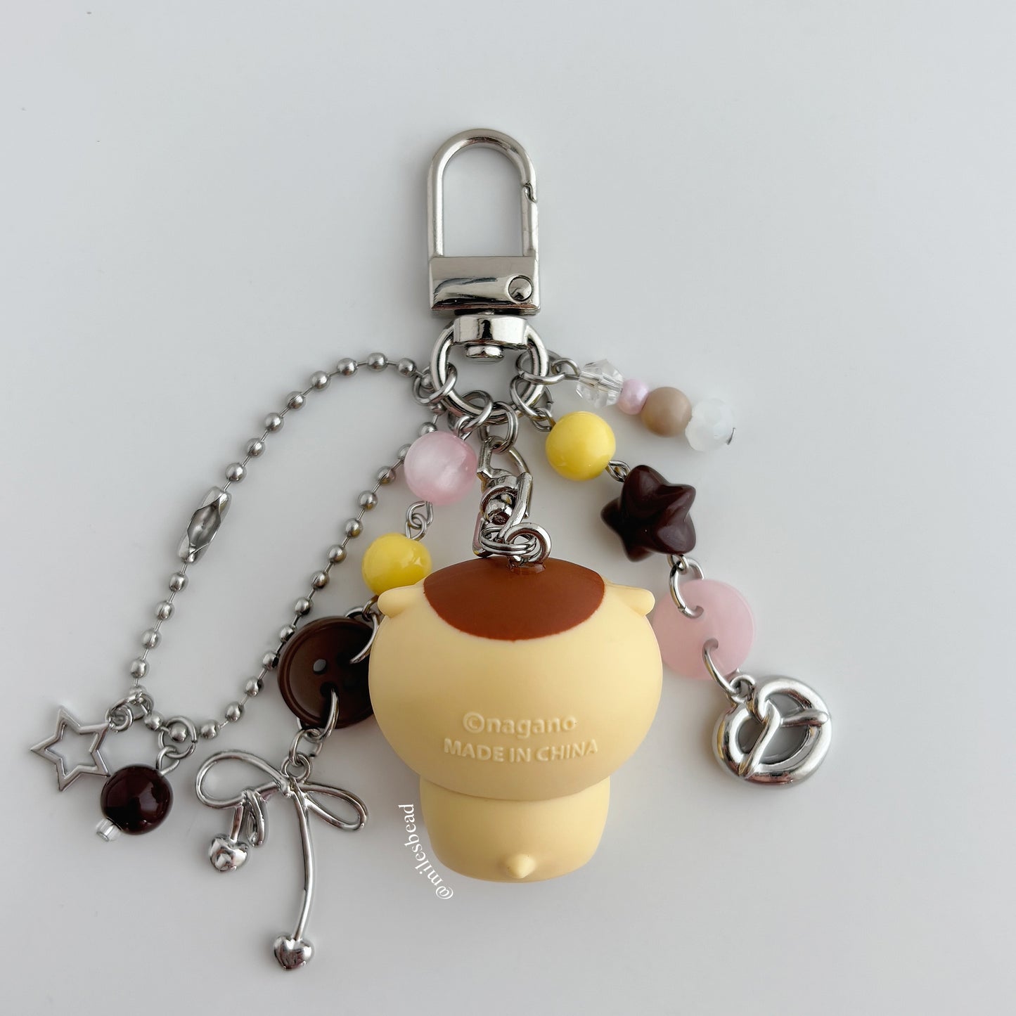 Chiikawa kuri manjū bag charm