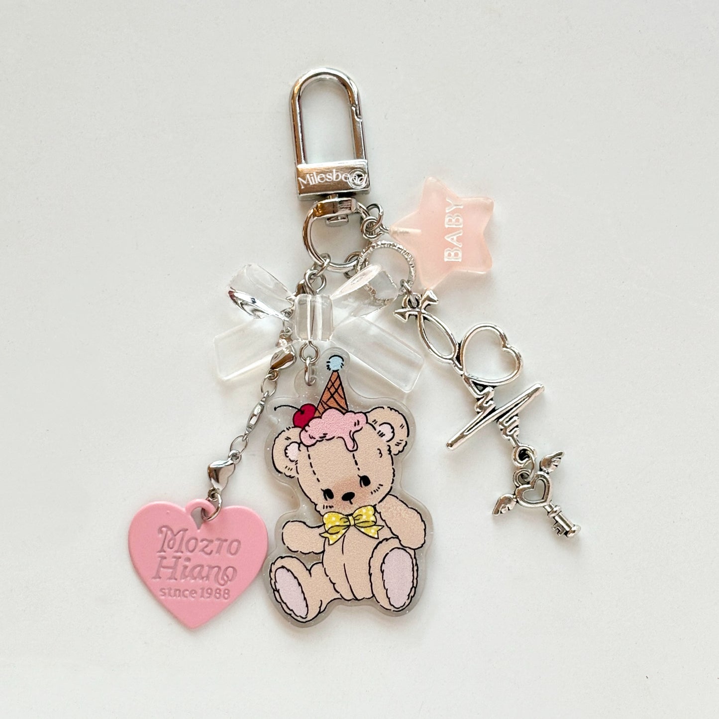 "Cute bear" key chain