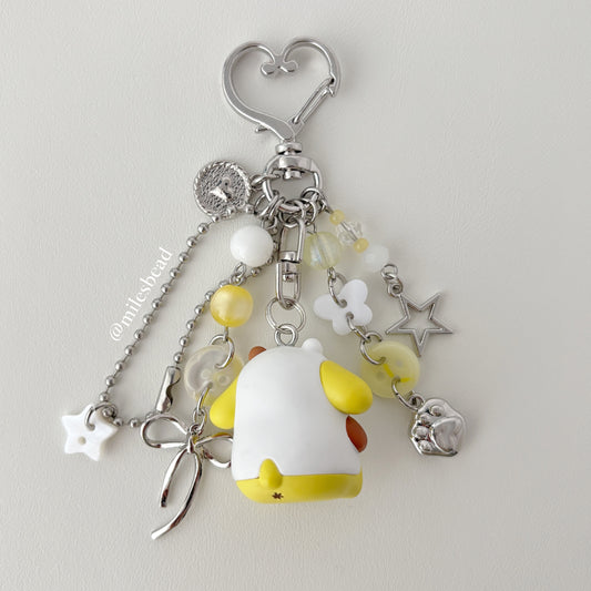 Pom Pom Purin bag charm keychain