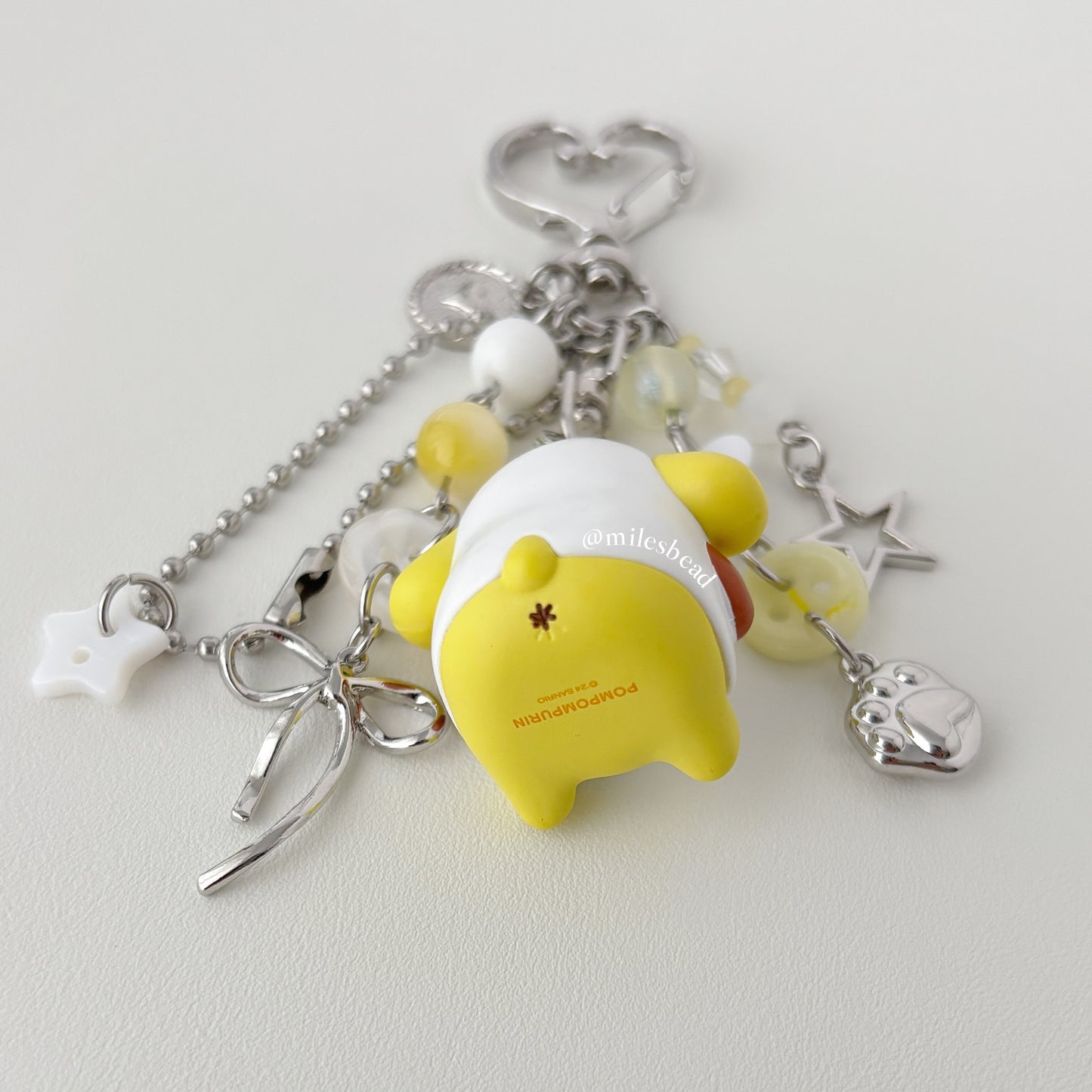 Pom Pom Purin bag charm keychain