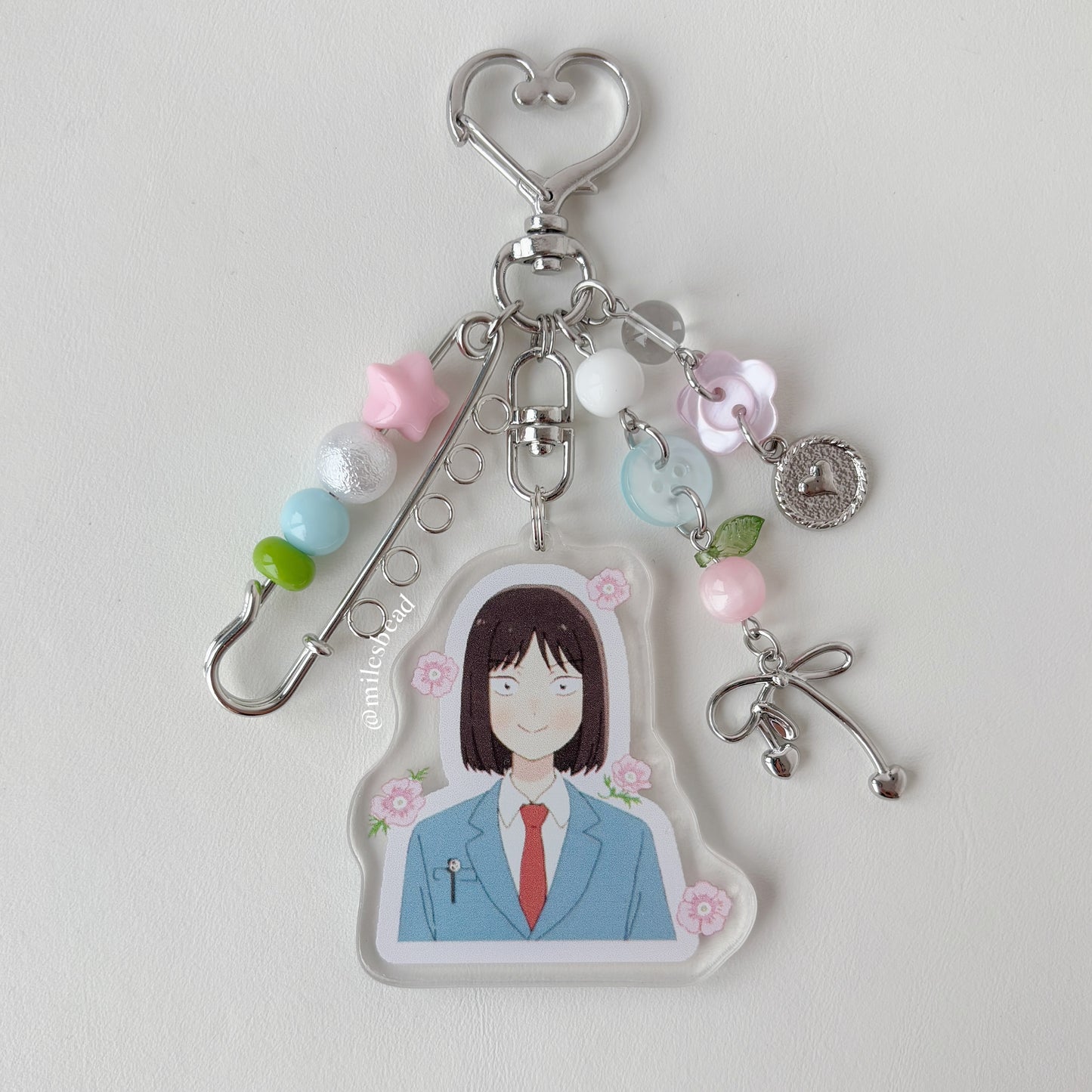 Skip and Loafer beaded keychains