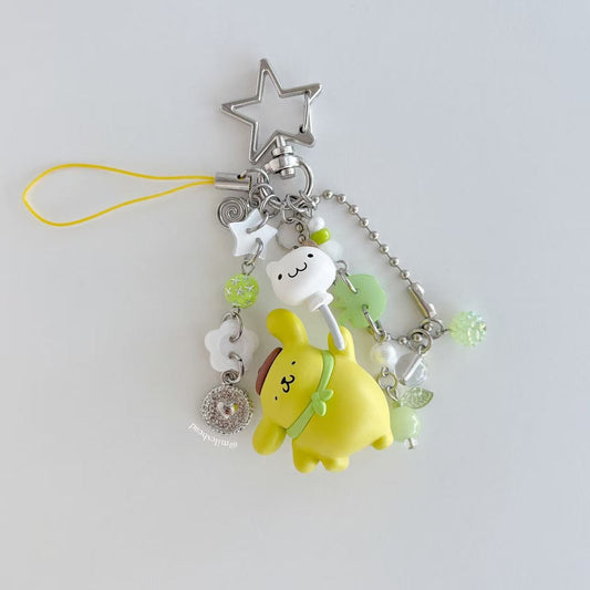 Pompompurin Balloon Series keychain