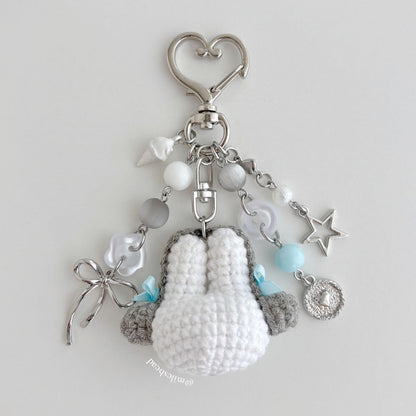 Bunny Crochet Keychains