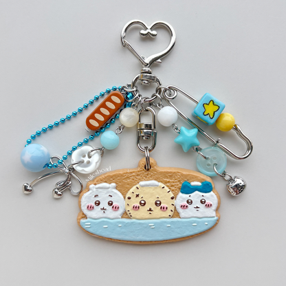 chiikawa cookie blind bag series - handmade keychain