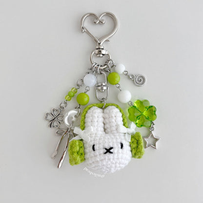 Bunny Crochet Keychains