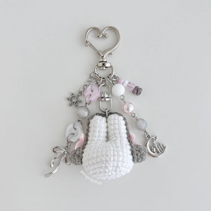 Bunny Crochet Keychains