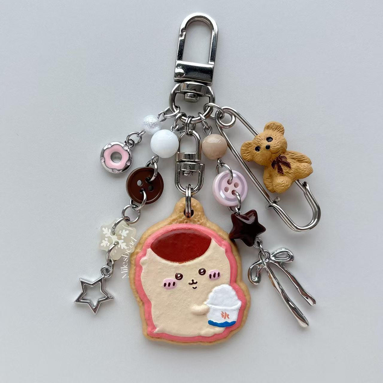 chiikawa cookie blind bag series - handmade keychain