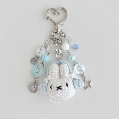 Bunny Crochet Keychains