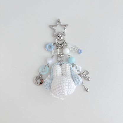 Bunny Crochet Keychains