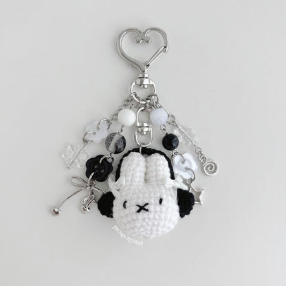 Bunny Crochet Keychains