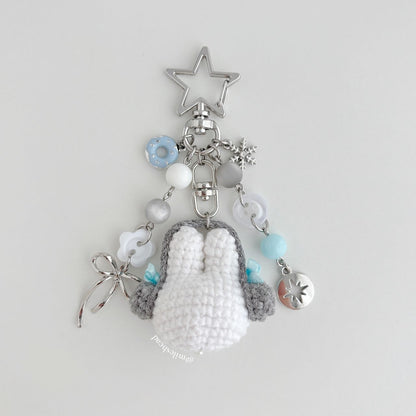 Bunny Crochet Keychains