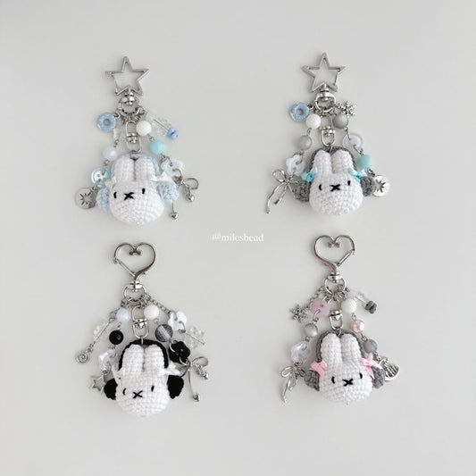 Miffy Crochet Keychains