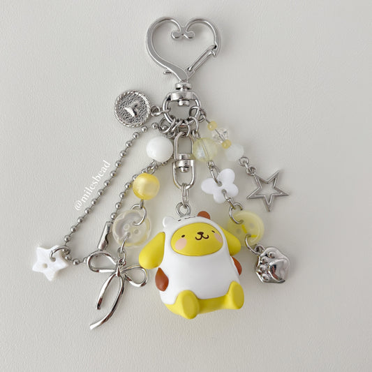 Pom Pom Purin bag charm keychain