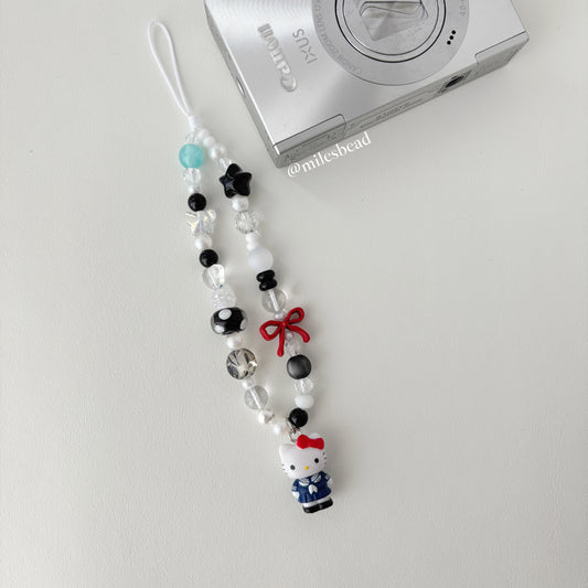 Navy Kitty" Charm