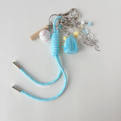 "blue Pom Pom Purin bga Charm"