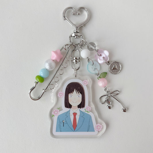 Skip and Loafer beaded keychains
