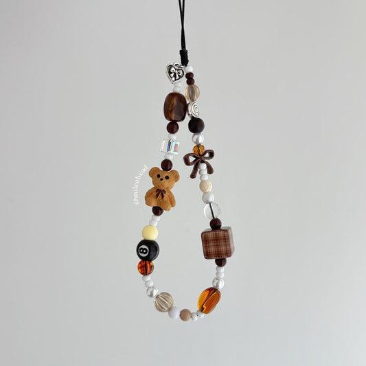 Cocoa Bear 🐻 Phone Charm