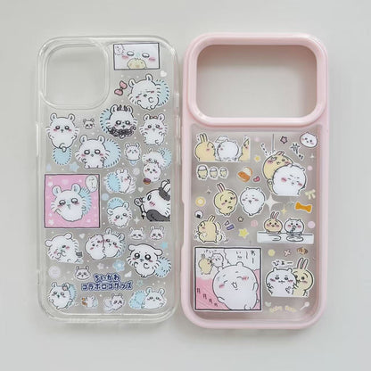 Custom Chiikawa Resin Phone Case - Handmade Case for iPhone & Samsung - Personalized Kawaii Anime Accessories